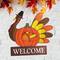 Glitzhome® 2.5ft. Thanksgiving Metal Turkey Yard Stake or Wall Décor
